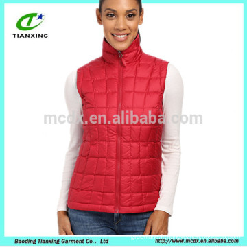 gilet coupe-corps rouge